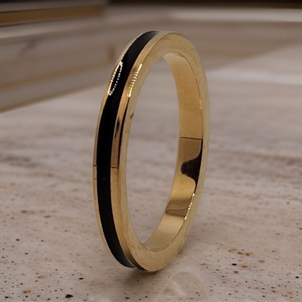 Stackable set of 3 Anti tarnish rings - Image 3