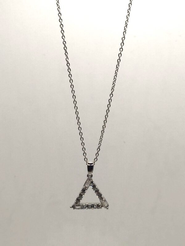 Minimalist Triangle  Necklace