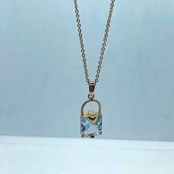 Lock Heart pendant necklace - Image 3