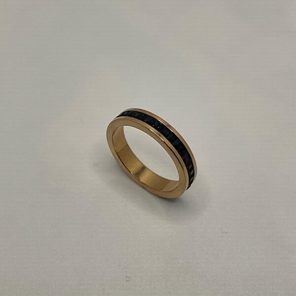 Black and Gold ring - Image 2