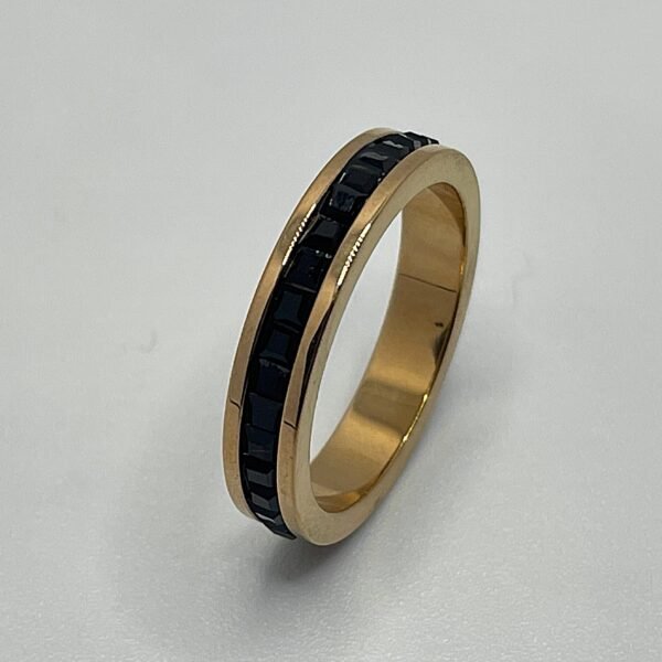 Black and Gold ring