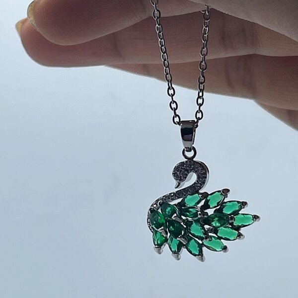 Swarovski Swan Pendant Necklace