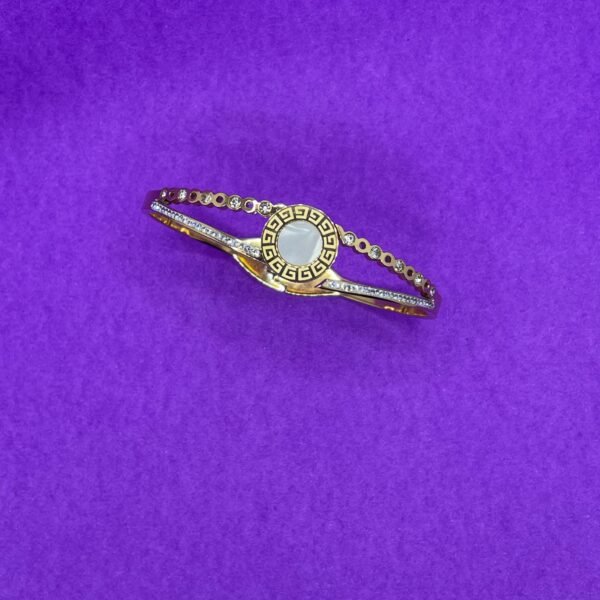 White MOP Versace Bracelet - Image 3