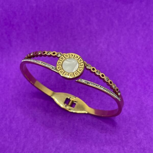 White MOP Versace Bracelet