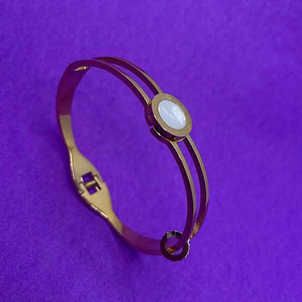 White MOP Cartier Bracelet - Image 3