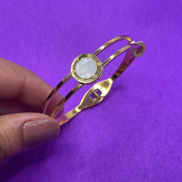 White MOP Cartier Bracelet - Image 2