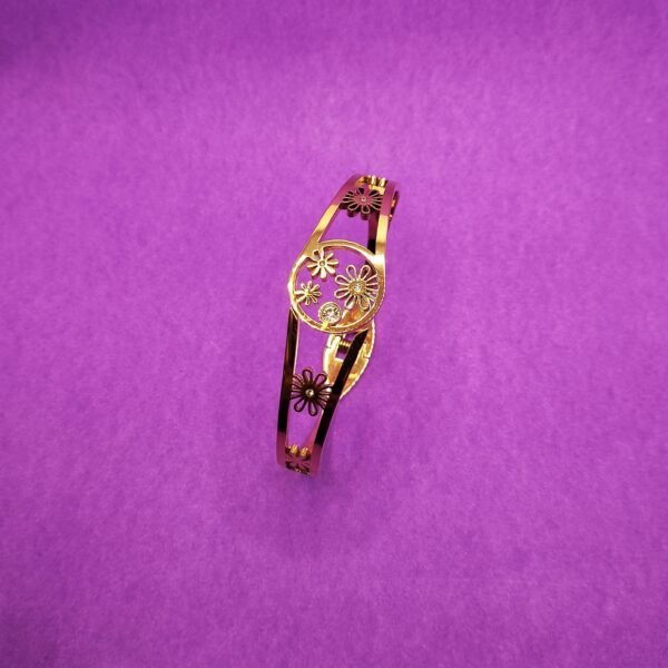 Flower Cuff Bracelet - Image 2