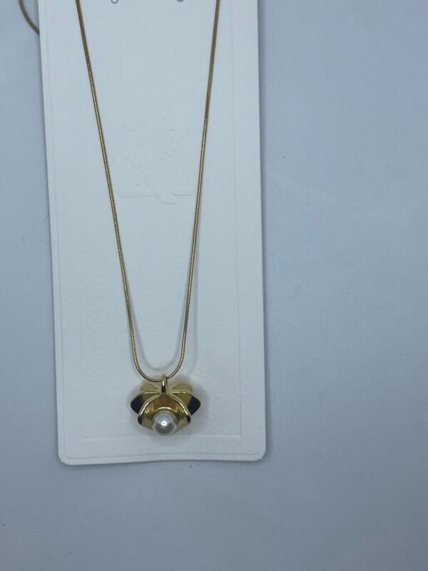 Diamond Pearl pendant chain | Anti tarnish - Image 3