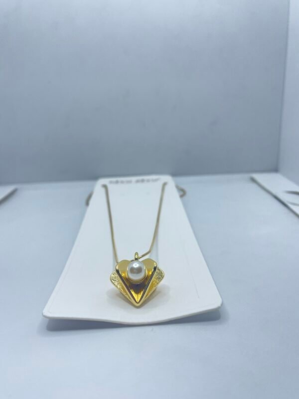 Diamond Pearl pendant chain | Anti tarnish