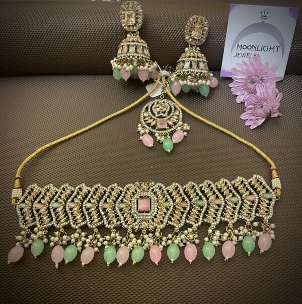 Reverse AD Choker necklace