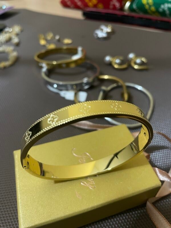 LV anti tarnish kada bracelet - Image 3