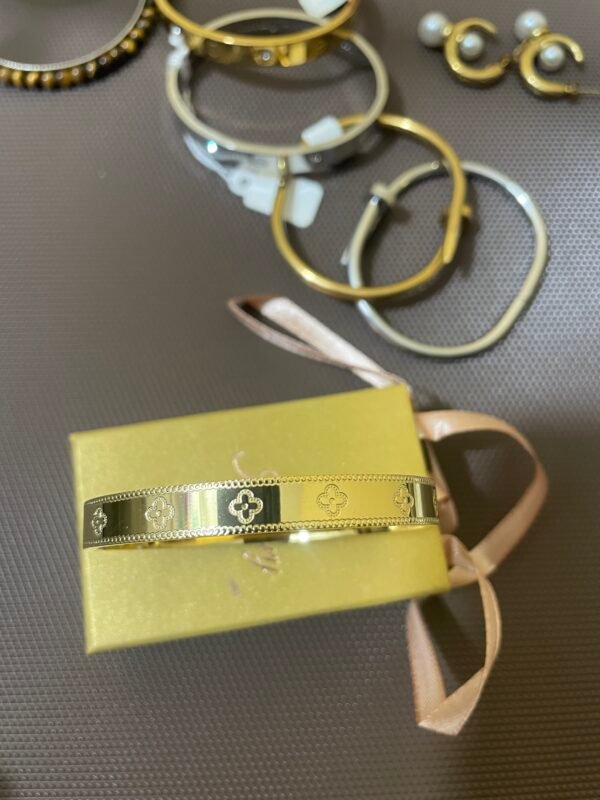 LV anti tarnish kada bracelet - Image 2