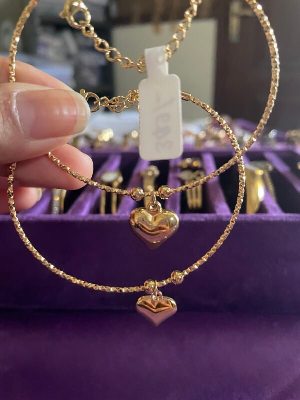 Heart whisper minimal kada bracelet