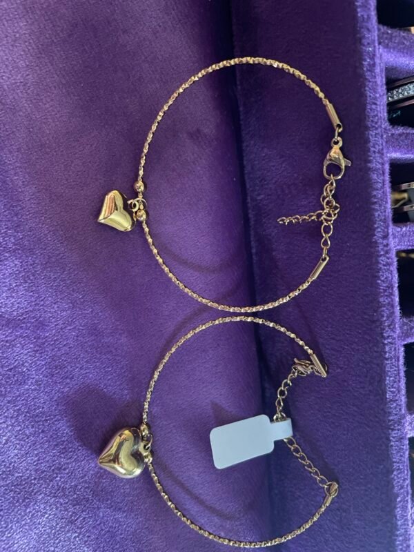 Heart whisper minimal kada bracelet - Image 2