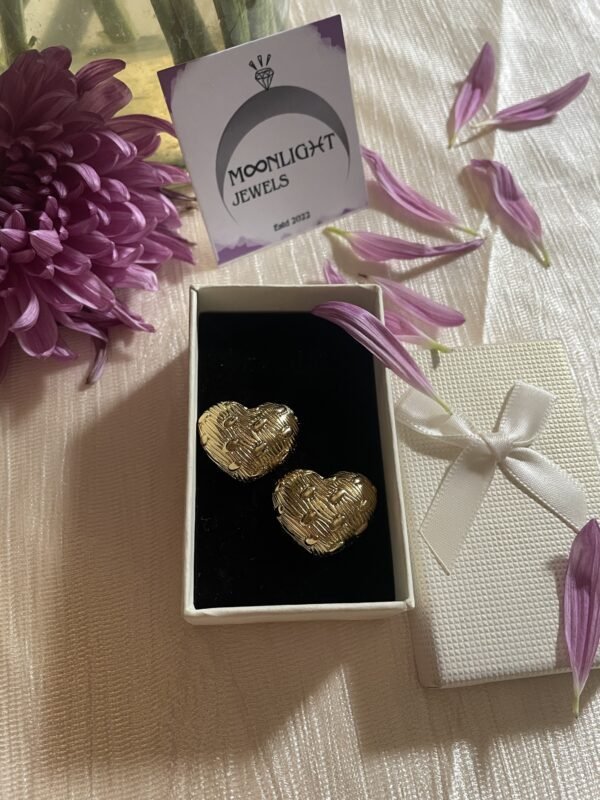 Heart Pop Chunky Stud Earrings
