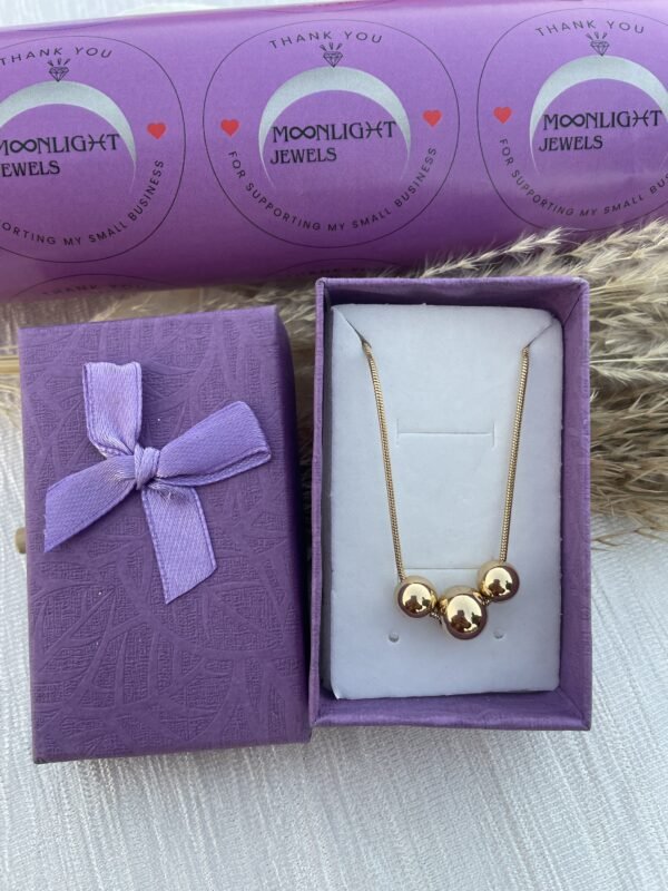 Luxe ball Necklace - Image 2