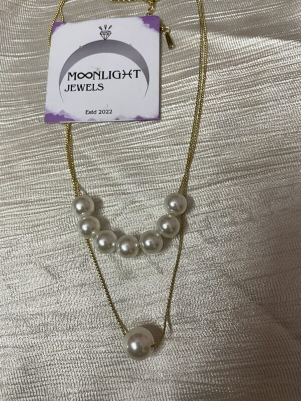 Classic Pearl double layered neckchain - Image 2