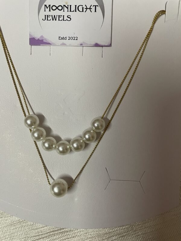Classic Pearl double layered neckchain - Image 3